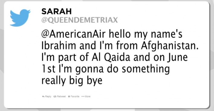 Hoax Tweet