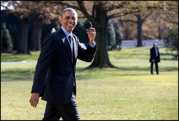 Even The President Forgets His Phone!