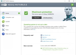 ESET NOD32 ANTIVRUS 8 simple yet effetive