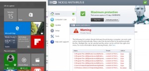 ESET NOD32 ANTIVRUS 8 works seamlessly with Windows 10