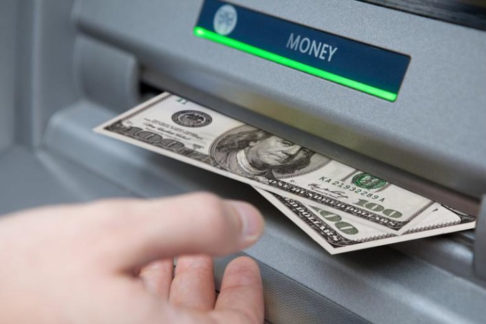 cash at an atm