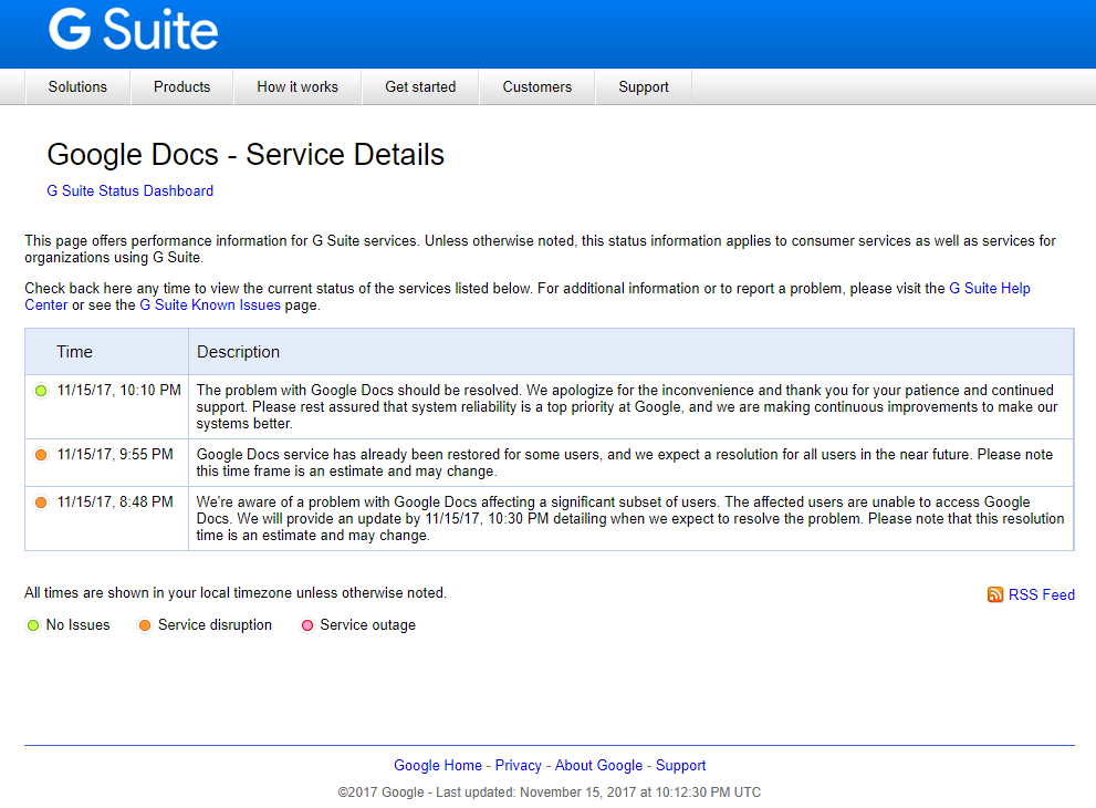 US Users Hit By Google Docs Outage