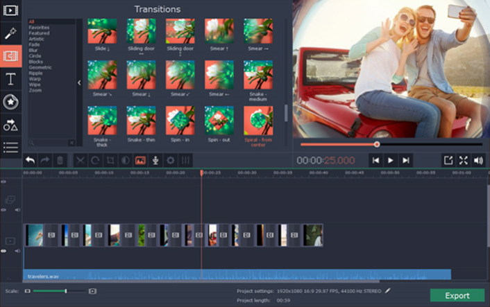 Movavi Video Editor for Mac