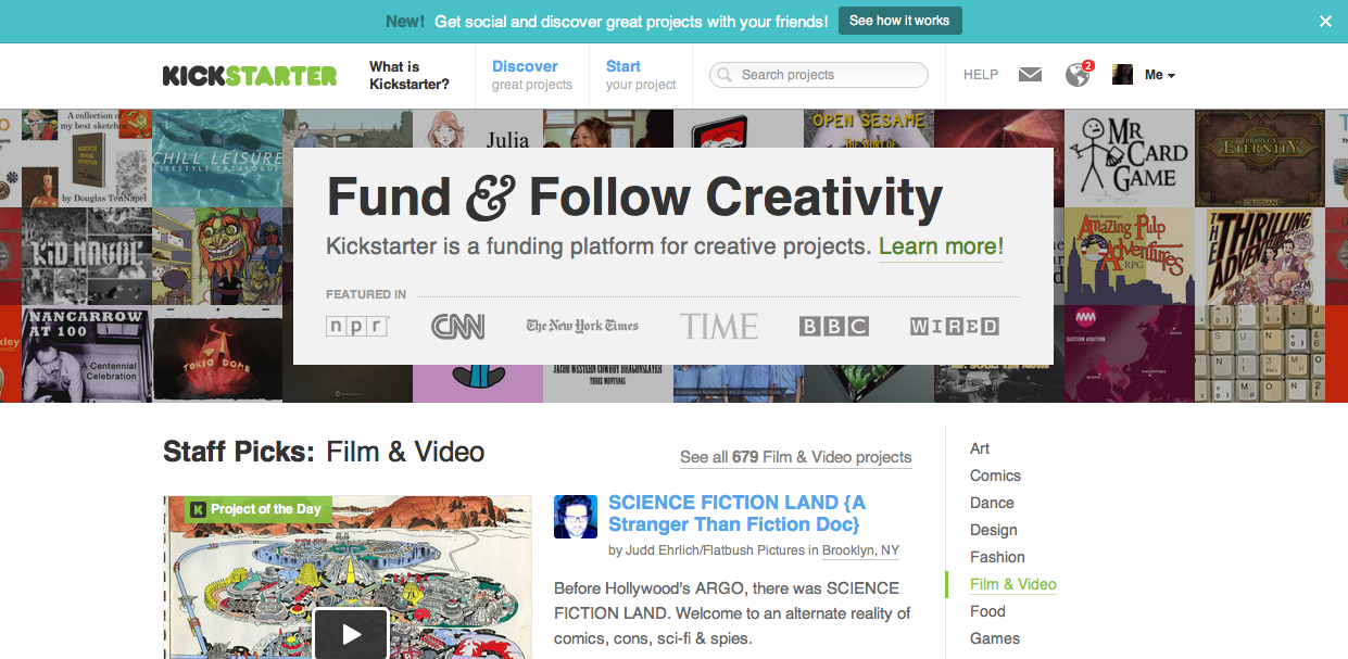Kickstarter Opens Up To The UK