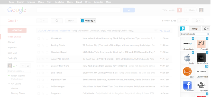 PhilterIt: The Gmail Extension For Visual People
