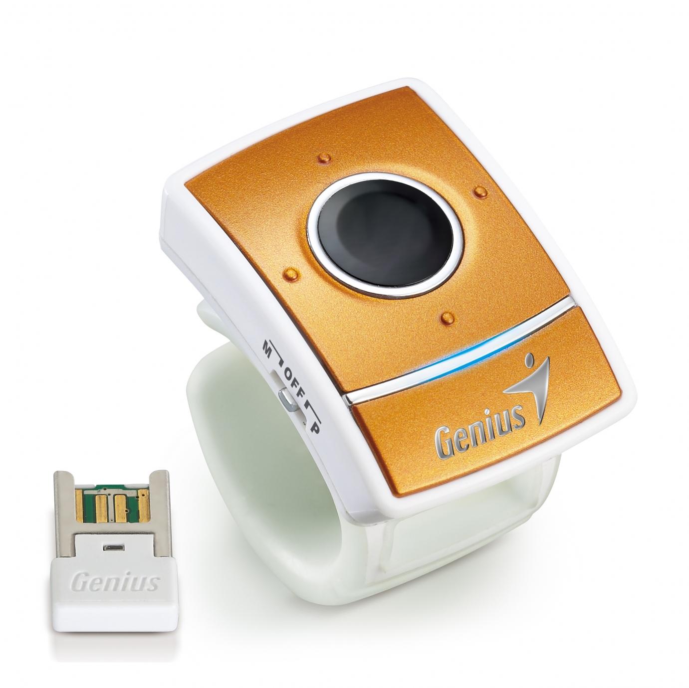 The Genius Ring Presenter Finger Mouse