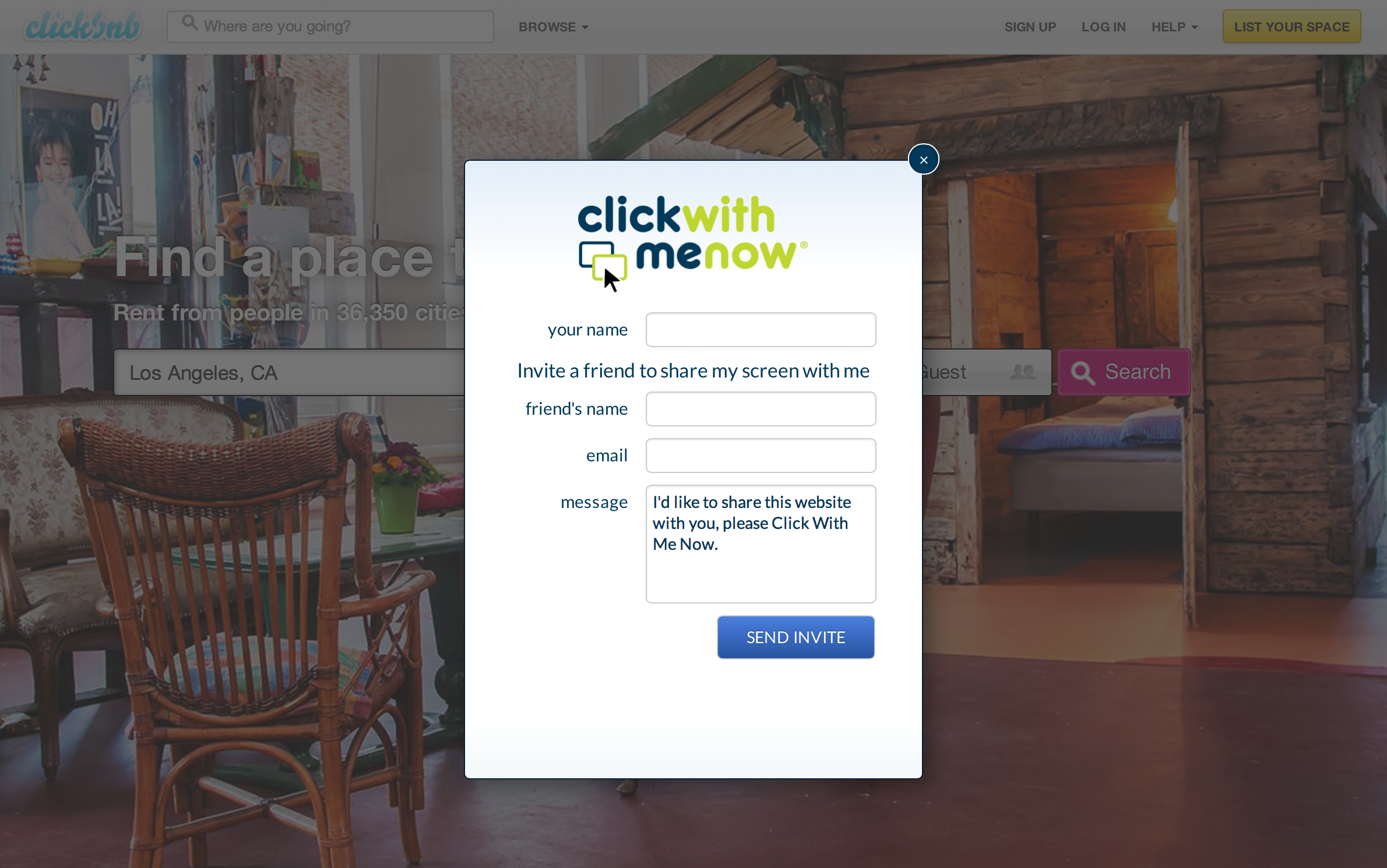 Click With Me Now: Screen Sharing Made Easy