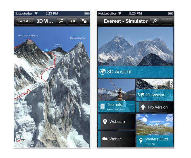 Tour Highest Peak with Mount Everest 3D App