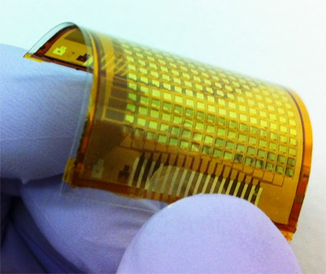 New E-Skin Lights Up When Touched