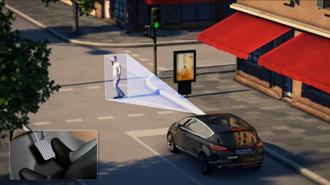 Ford Car Takes Control Of Steering To Avoid Accidents