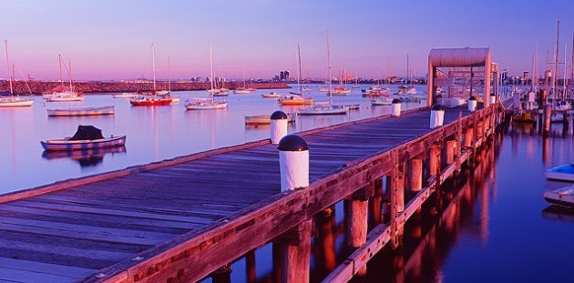 Woman Walks Off Pier While Looking At Facebook