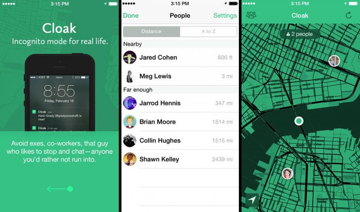 New ‘Anti-Social’ App, Cloak, Lets You Avoid People