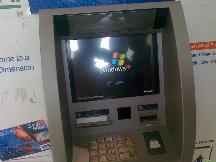 More Than 60% Of ATMs Will Continue Running Windows XP After EOS