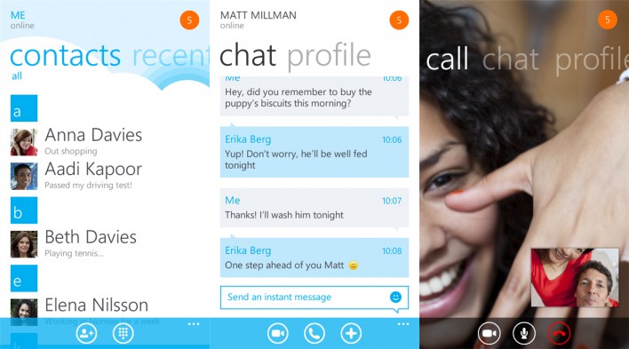 Skype Update Improves Device Sync