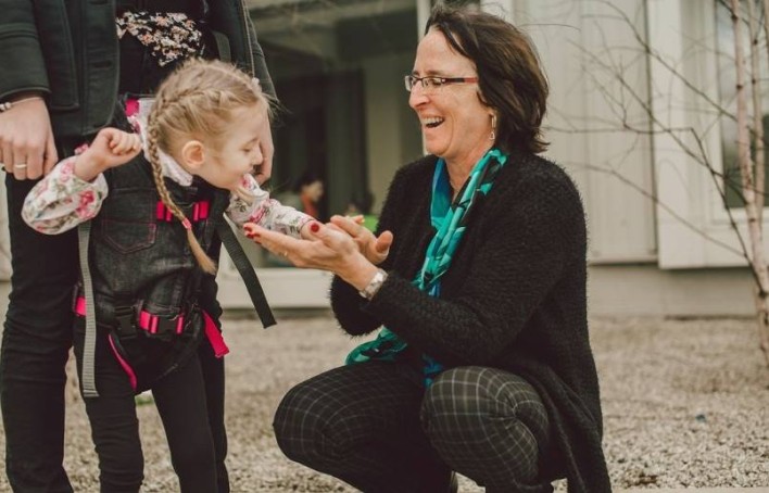 Mom Creates UpSee Harness To Help Her Son Walk