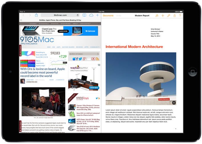 iOS 8 May Finally Offer Split-Screen Multitasking