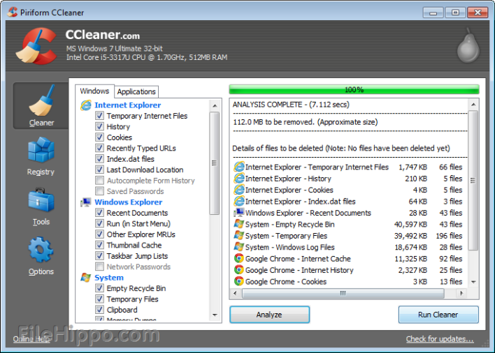 How to Delete Temporary Files Using CCleaner
