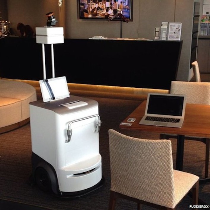 Robot Printer Brings Papers To Your Desk