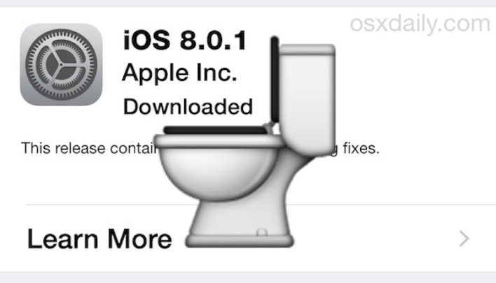 iOS 8.0.1 Update Pulled Due To Problems