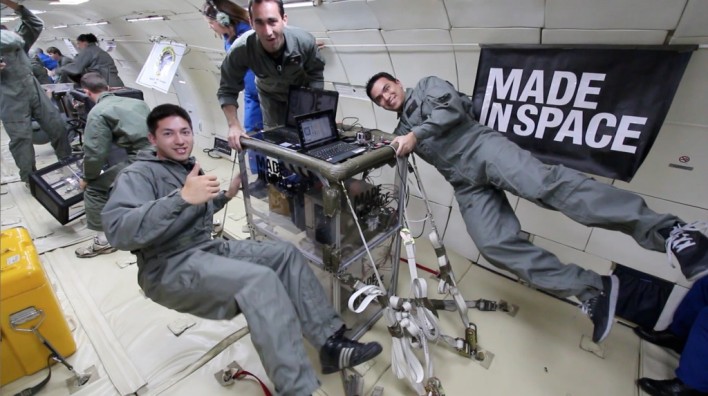 ISS Crew Installs 3D Printer