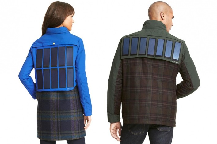 These Tommy Hilfiger Solar Jackets Charge your Phone