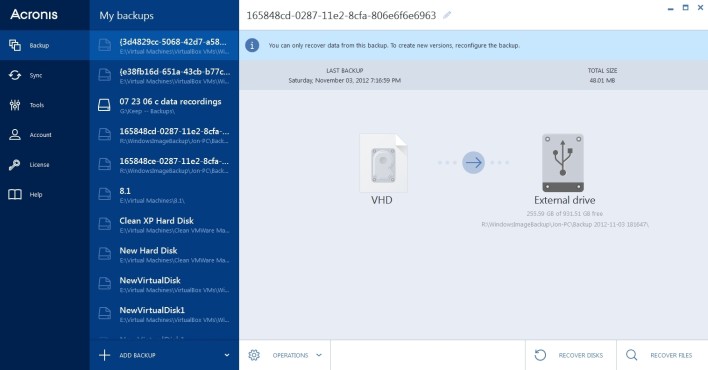 Need a Backup of your NAS or SSD? Try True Image 2015