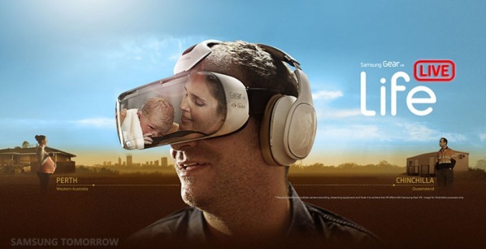 Father Remotely Views Birth Of His Son With Samsung Gear VR