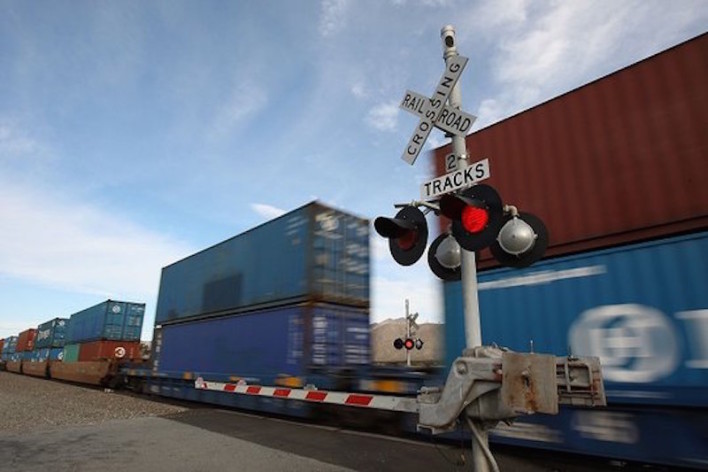 Texting Woman Allegedly Walks Right Into Moving Train
