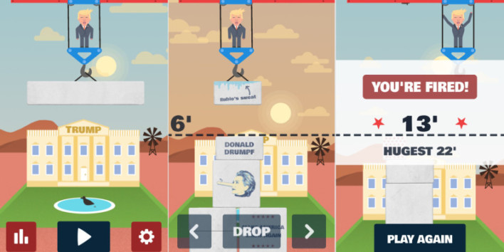 Trump Games Taking Over App Stores