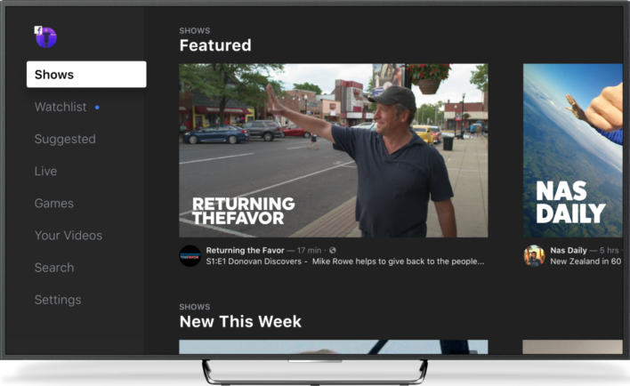 Facebook Launches “Watch” Tab To Compete With YouTube