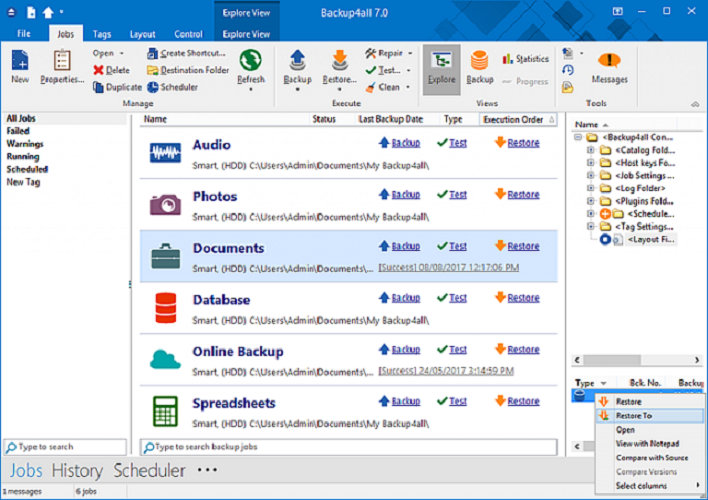 Backup4all Professional, the award-winning backup software