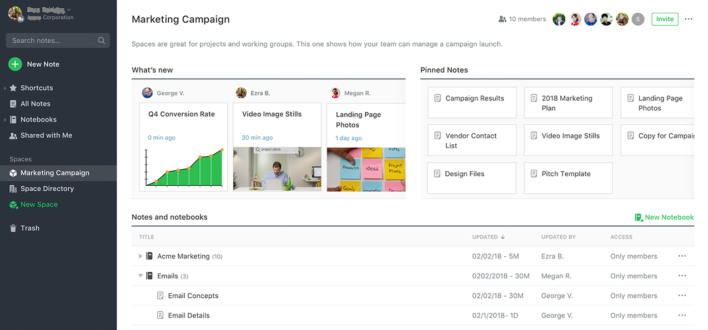 Evernote Launches New Collaboration Feature