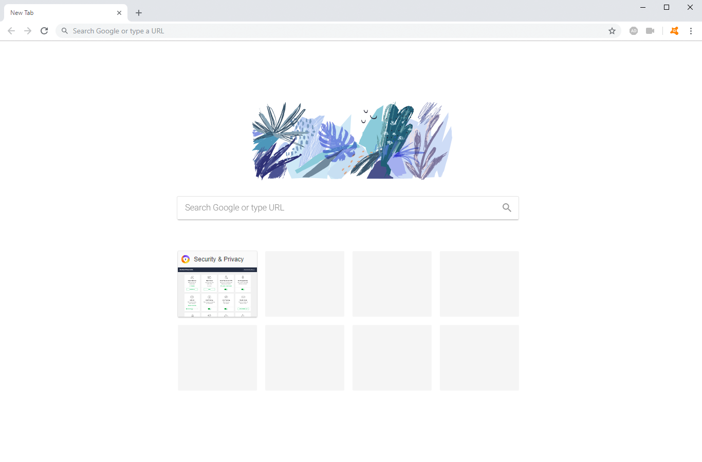 24012019 avast secure browser home screen screenshot