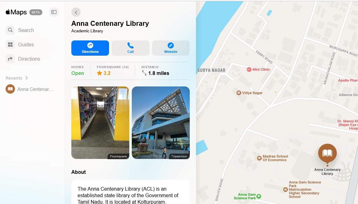 Apple Maps on the web launches in beta