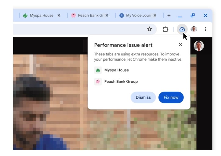 Google Chrome will tell you which tabs are slowing the browser